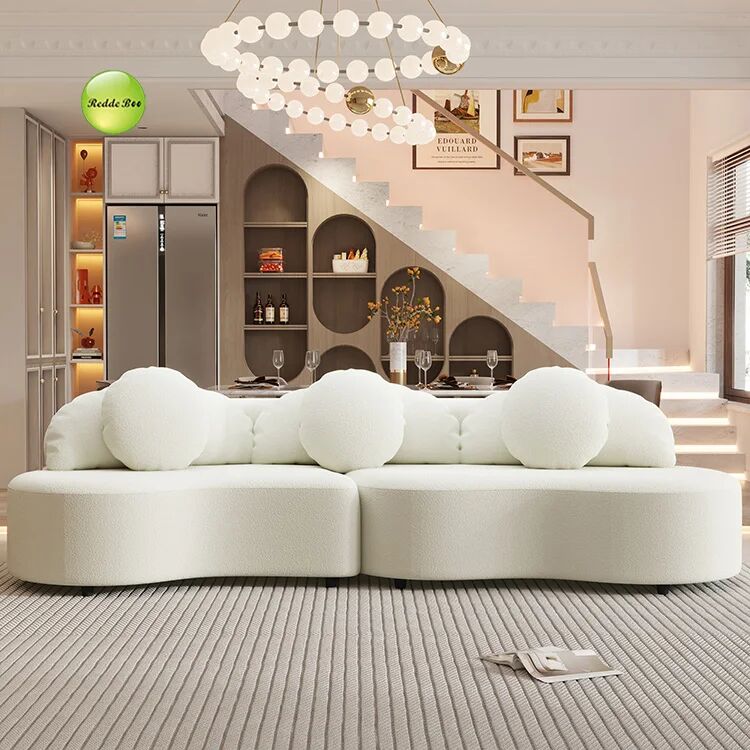 Teddy Fabric Modular Sectional Corner Sofa Furniture Seating For Hotel