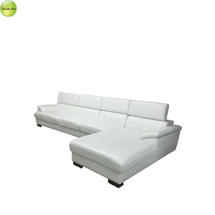 Elegant Leather L - Shaped Sofa: Durable, Spacious – Must - Have for Luxe Living Rooms