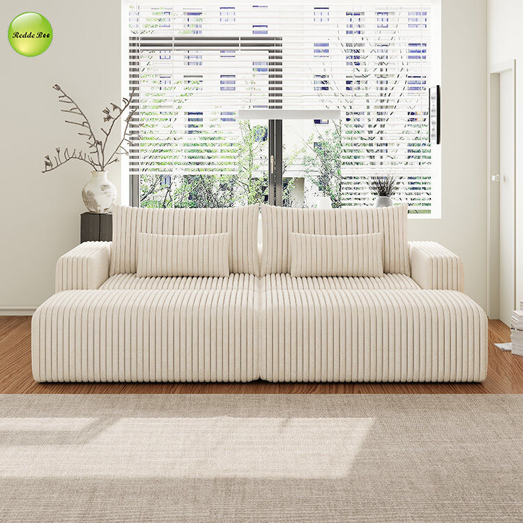 Modular Sectional Velvet Compressed Sofa Sleeper 2 Seater