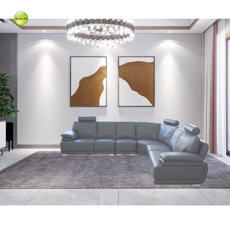 Customize Color L Shaped Sectional Sofa with High-Density Foam and 18 Years Factory Experience