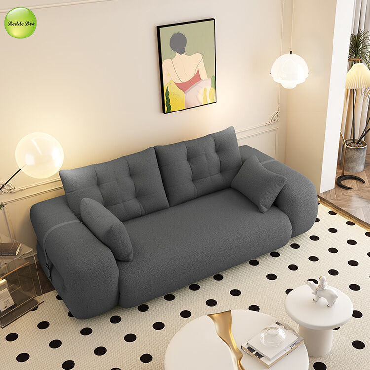 2 Seater Vacuum Packed Compressed Sofa Bed for Space-Saving Living Room Furniture