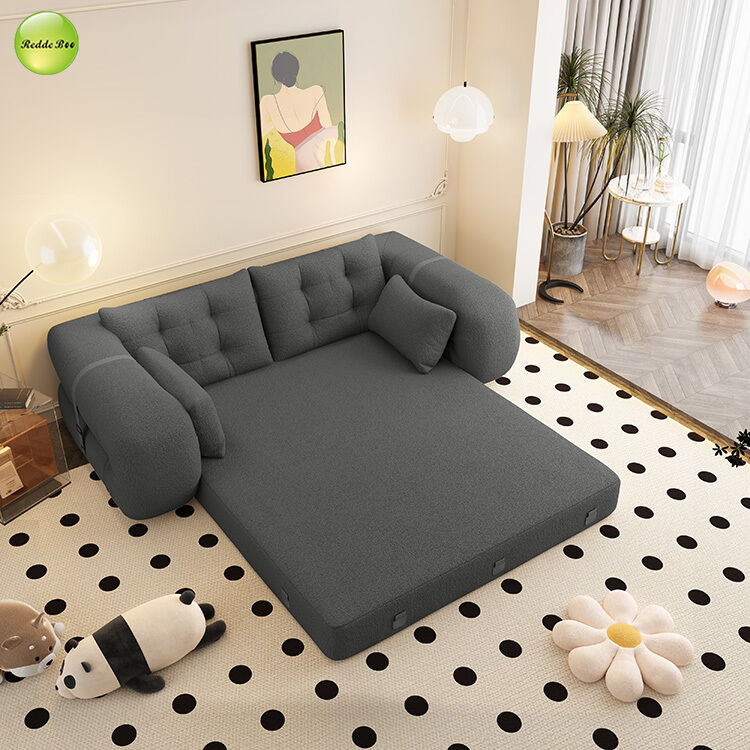 2 Seater Vacuum Packed Compressed Sofa Bed for Space-Saving Living Room Furniture
