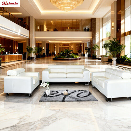 Modern Design Leather Sofa Sets 1+2+3 Seater for Reception Room Use