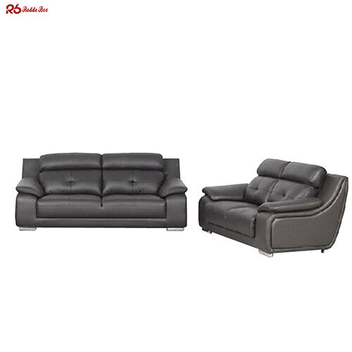 1.5mm Full Grain Leather Sofa Furniture Memory Foam Couch For Living Room