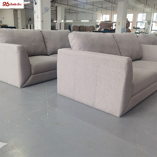 Nordic Style Linens Semi-KD Cushion Sofa sets for Living Room Furniture
