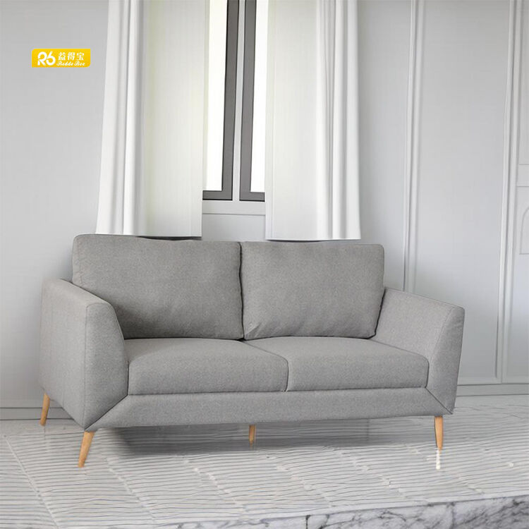 Nordic Style Linens Semi-KD Cushion Sofa sets for Living Room Furniture