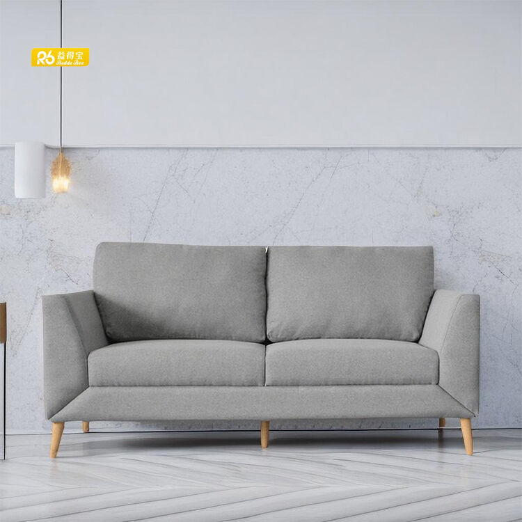 Nordic Style Linens Semi-KD Cushion Sofa sets for Living Room Furniture