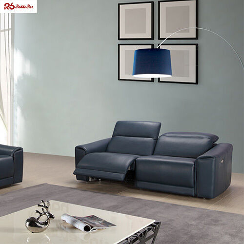 Modern Electric Microfiber Leather Sofa Furniture Recliner 180cm Custom