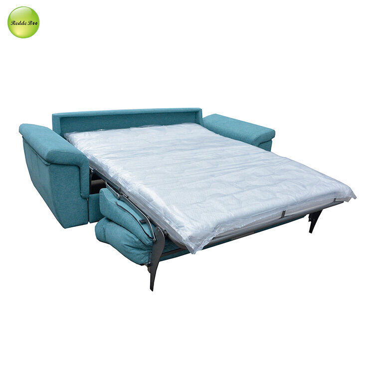 Modern Linen fabric foldable sofa bed with mattress Living Room Sofa Convertible Sleeping Folding Sofa Bed For Saving-Space