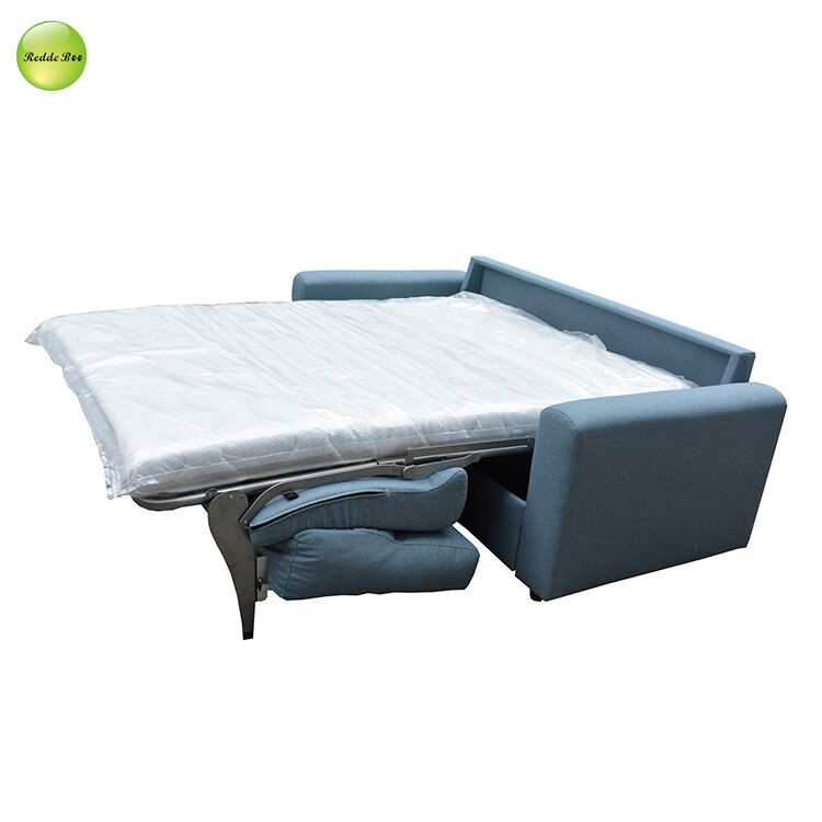 Modern Linen Fabric Sofa Bed With Mattress Space-Saving Converible Sleeping Folding Sofa Bed For Small Spaces