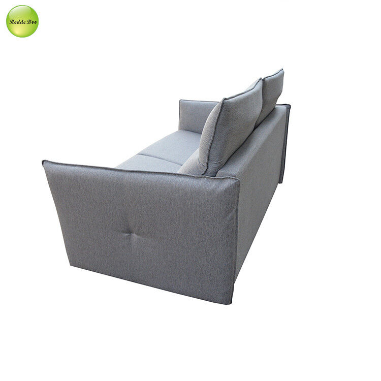 Stylish Linen Fabric Sofa Bed For Living Room Saving-Space 2 Seater Sofa Convertible Sleeping Foldable Sofa Bed With Mattress