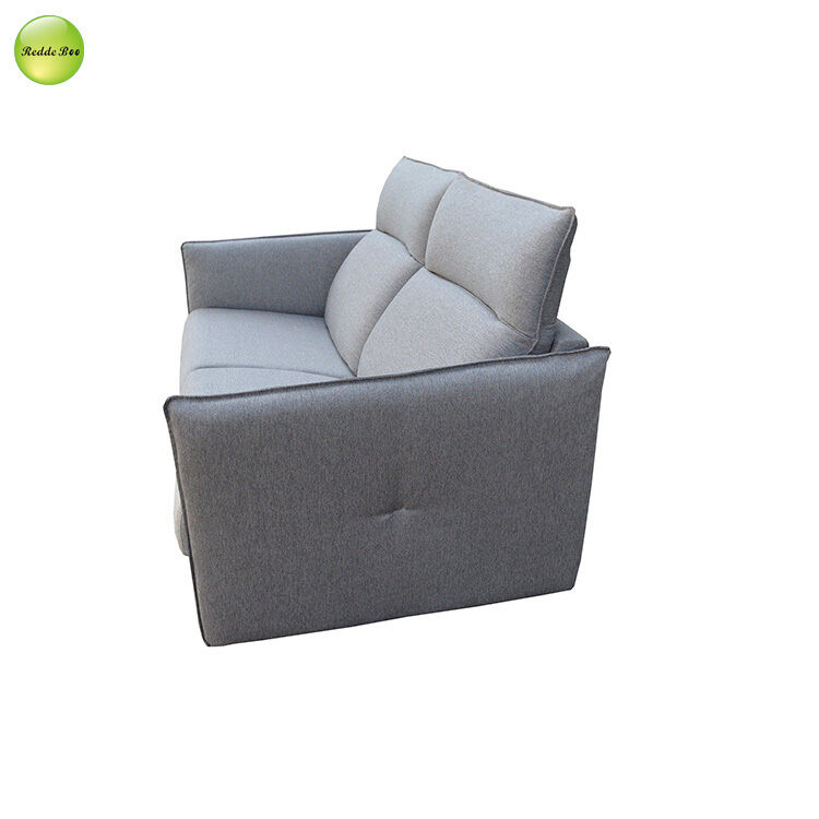 Stylish Linen Fabric Sofa Bed For Living Room Saving-Space 2 Seater Sofa Convertible Sleeping Foldable Sofa Bed With Mattress
