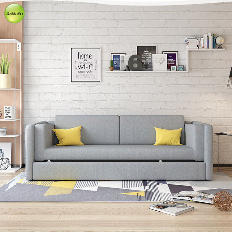 Modern 3 Seater Living Room Sofa Saving-Space Convertible Sleeping Sofa Bed For Small Apartment Folding Bunk Sofa Bed