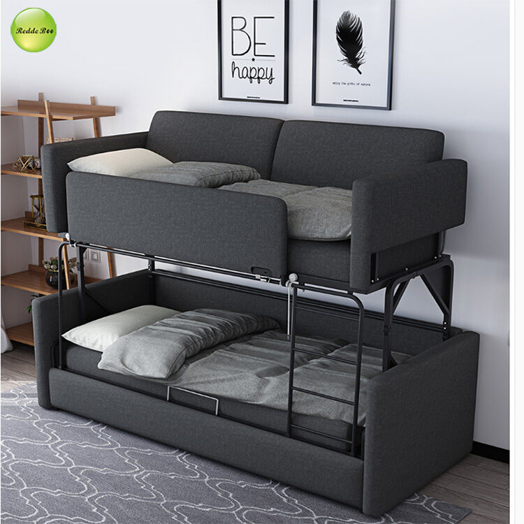 Modern 3 Seater Living Room Sofa Saving-Space Convertible Sleeping Sofa Bed For Small Apartment Folding Bunk Sofa Bed