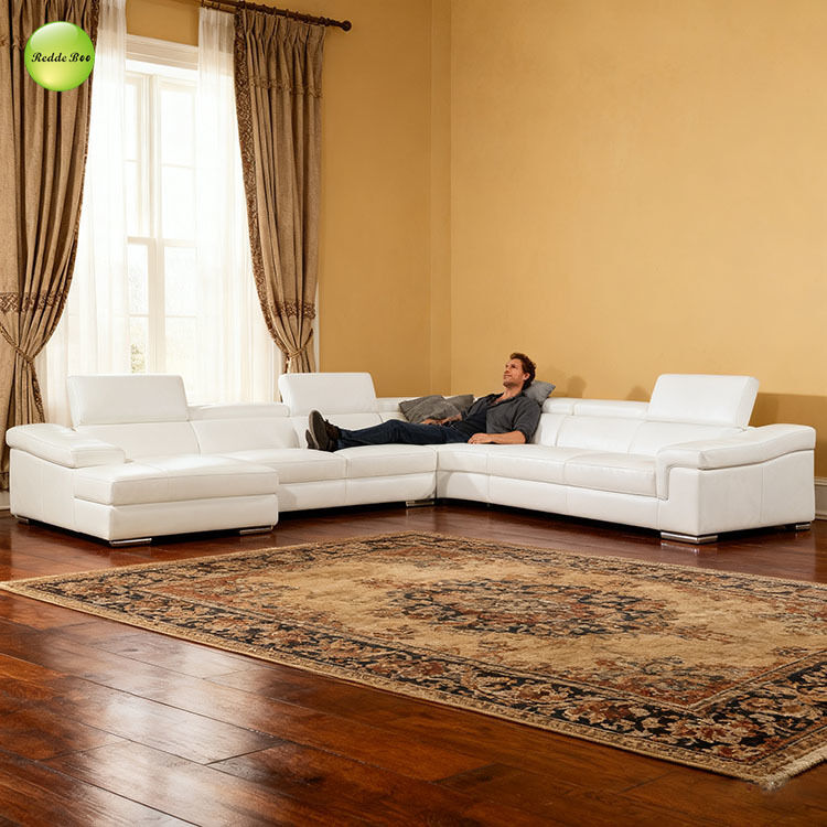 Wabi - Sabi White Leather Modular Sofa: Minimalist Charm, Natural Texture – Serene Contemporary Spaces Elevate