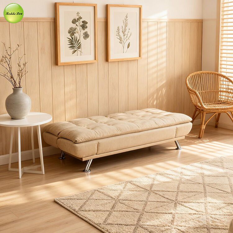 Modern PU Leather Foldable Sofa Bed For Living Room Saving-Space 3 Seater Sofa Convertible  Sleeping Sofa Bed