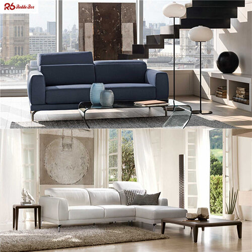 ODM Distressed Cowhide Leather Sofa Furniture Couch FDA Certificated