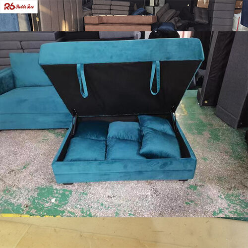 Nordic Design Assemble Sofa Sets with Storage Ottoman for Living Room