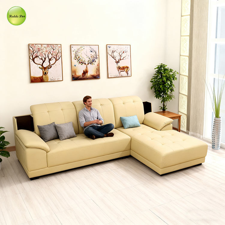 Cream Leather Sectional: Bold Contrast, Elegant Vibe – A Smart Choice for Contemporary Minimalist Interiors