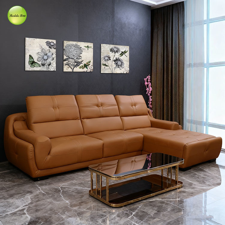 Leather Corner Sofa: Warm Aesthetic, Timeless Craft – Perfect for Minimalist Scandinavian Interiors