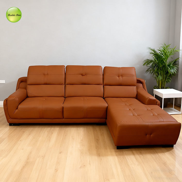 Leather Corner Sofa: Warm Aesthetic, Timeless Craft – Perfect for Minimalist Scandinavian Interiors