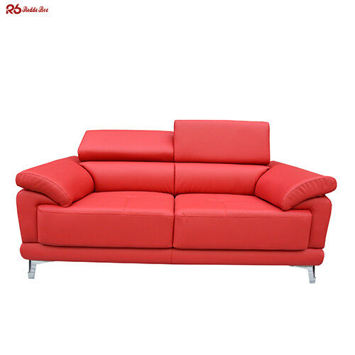 Reinforced Tanning Leather Sofa Furniture 72 Inch Semi Reclined Fading Resisstant