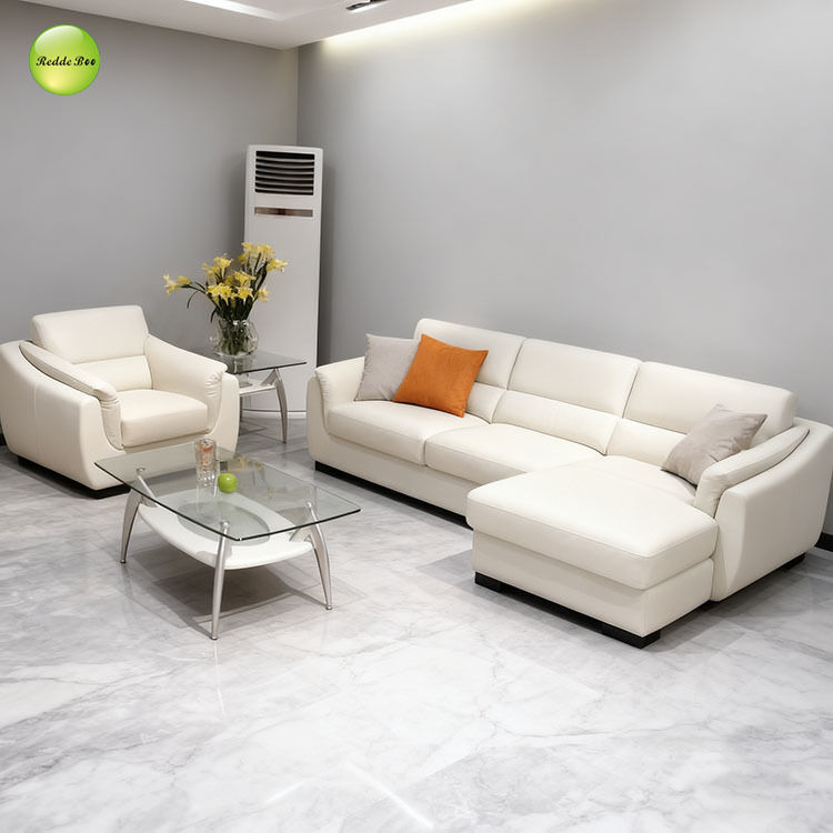 Cream Leather Sectional: Elegant Look, Durable Build – A Smart Choice for Contemporary Minimalist Homes
