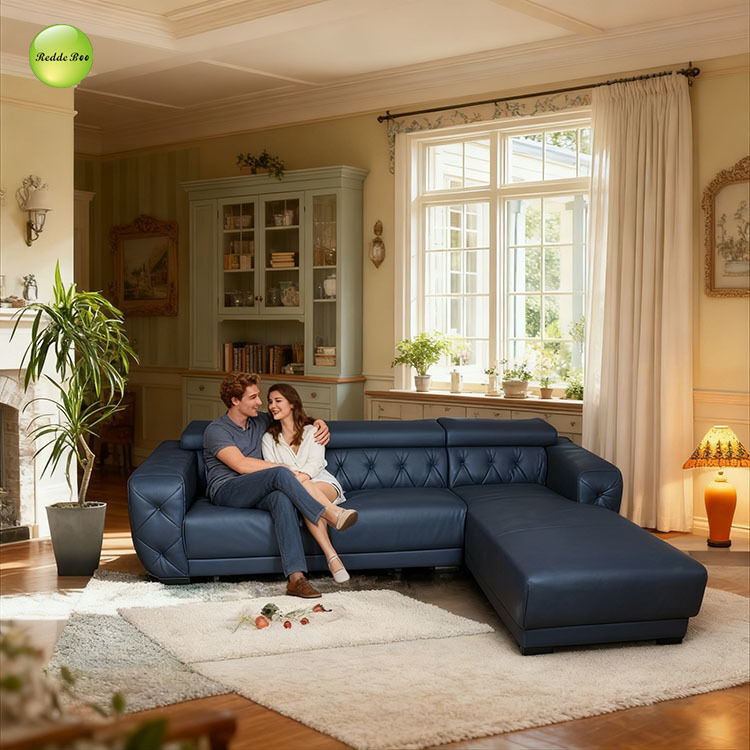 Black Leather Sectional: Classic Noir Style, Unmatched Quality – A Smart Choice for Contemporary Luxury Homes