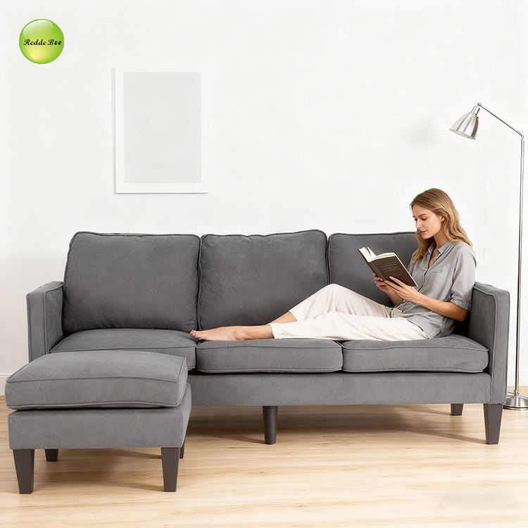 Grey Modular Sofa: Timeless Aesthetic, Durable Build – Relaxing Reading Sanctuary Transform