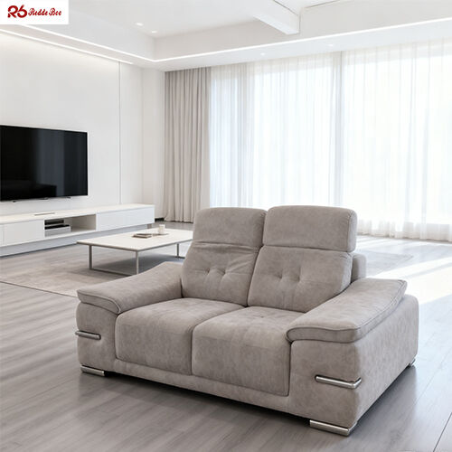 Adjustable Corner Leather Sofa Furniture Couch Rebound Sponge For Airport VIP Lounge