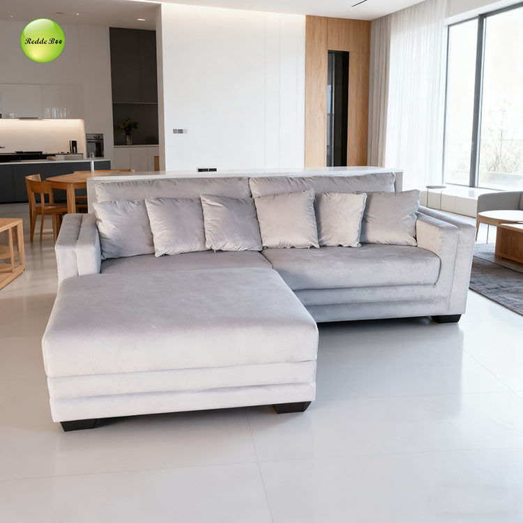 Luxury Velvet Lounge: Cloud - Like Comfort, Modular Storage – Top Pick for Stylish Urban Homes