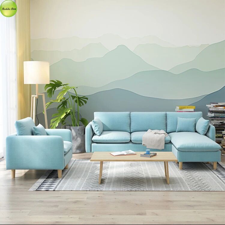 Multicolor Fabric Sectionals: Vibrant Hues, Scandi - Chic – Ideal for Bold, Personalized Modern Interiors