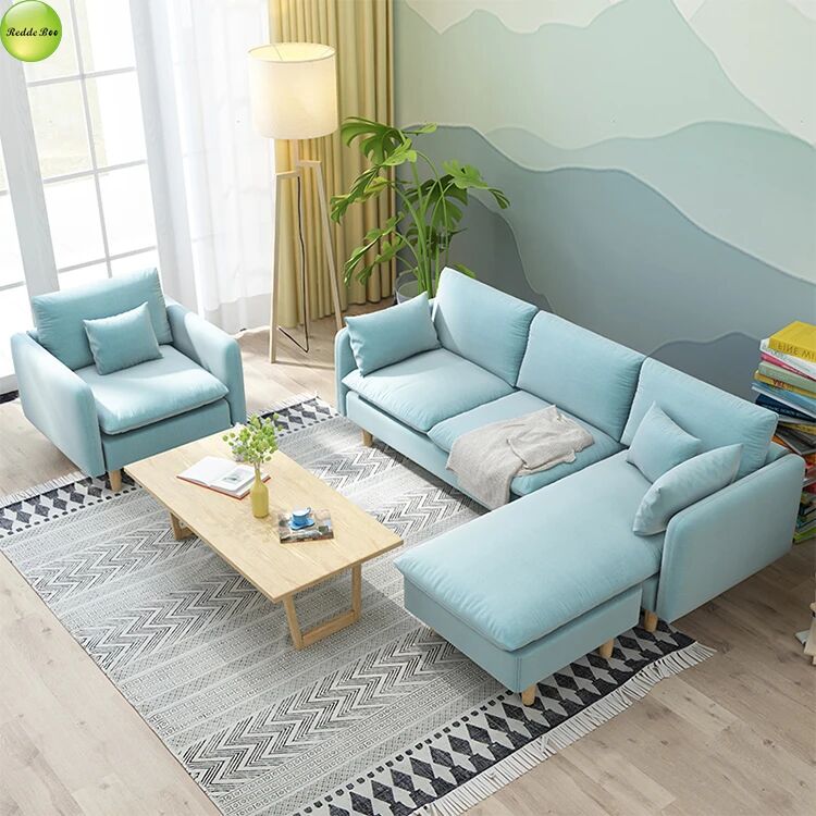 Multicolor Fabric Sectionals: Vibrant Hues, Scandi - Chic – Ideal for Bold, Personalized Modern Interiors