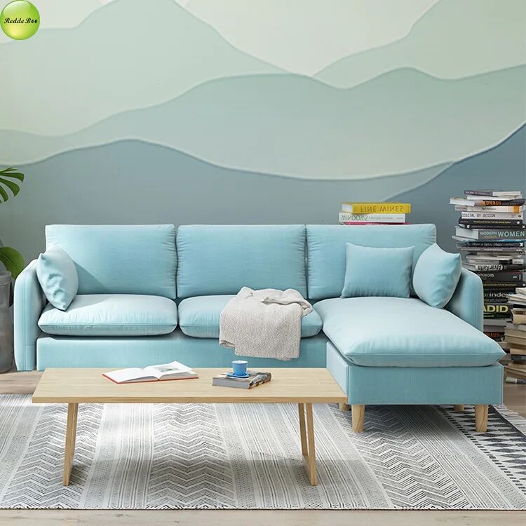 Multicolor Fabric Sectionals: Vibrant Hues, Scandi - Chic – Ideal for Bold, Personalized Modern Interiors
