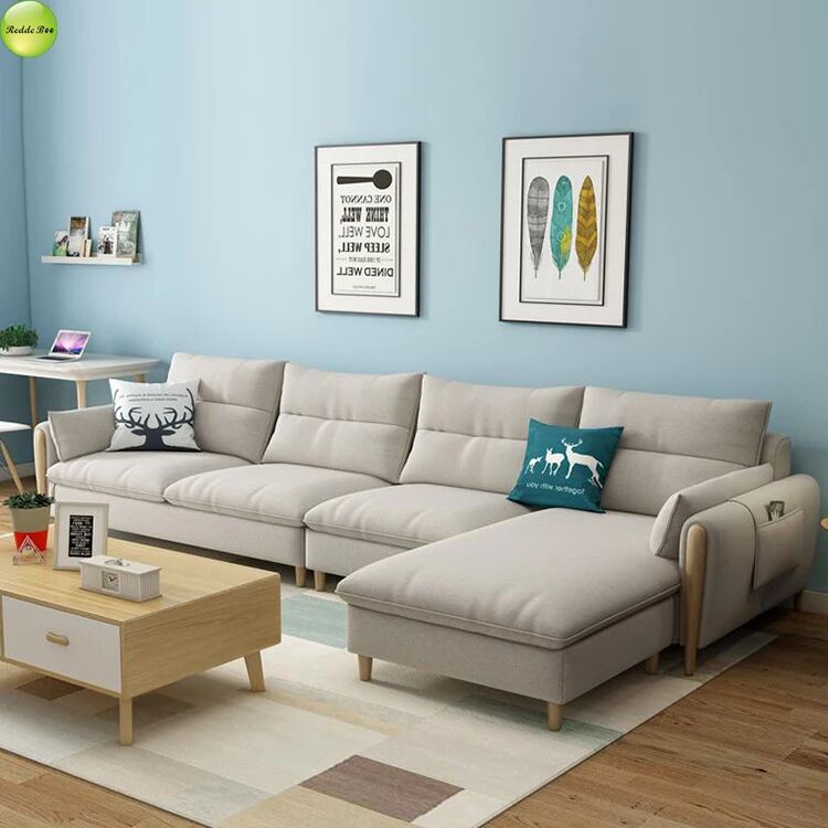 Heavy Duty Corner L Shaped Sectional Sofa Couch Recliner Low Profile