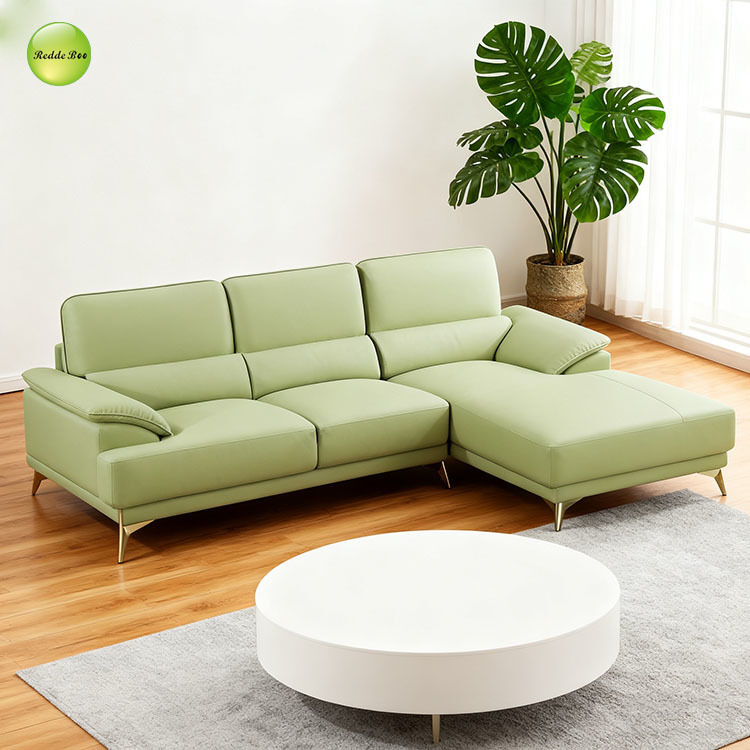 Right Facing Microfiber Corduroy L Shaped Sectional Sofa Couch 80 Inch