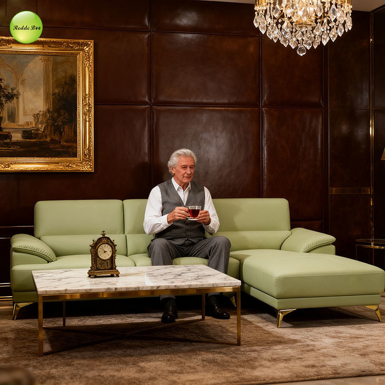 Right Facing Microfiber Corduroy L Shaped Sectional Sofa Couch 80 Inch