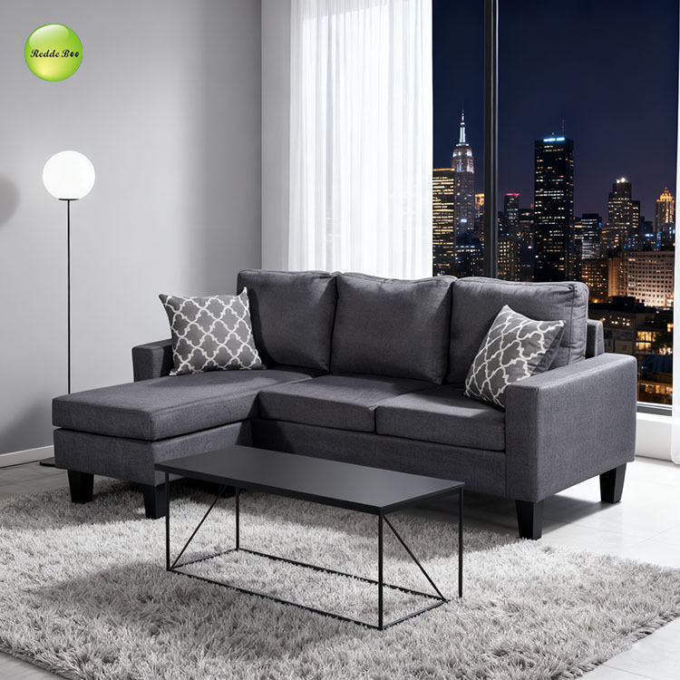 Contemporary Oversized Microfiber Sectional Couch Fabric Lounge Custom