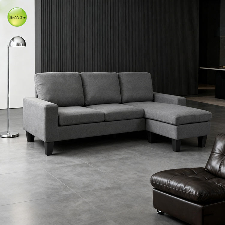 Fabric Sectional: Sleek Lines, Industrial-Chic Vibe – Ideal for Polished Modern Urban Interiors