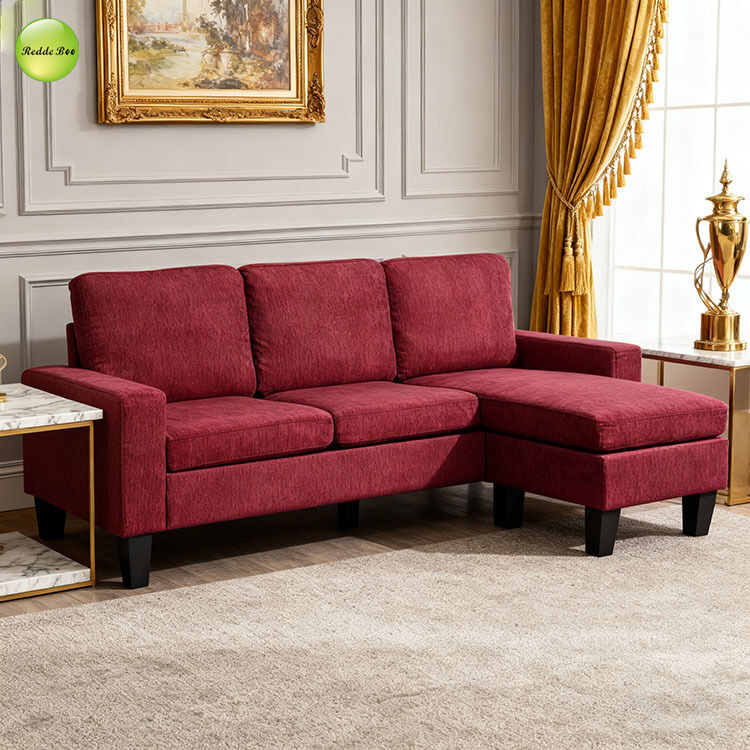 Fabric Sectional: Sleek Lines, Industrial-Chic Vibe – Ideal for Polished Modern Urban Interiors