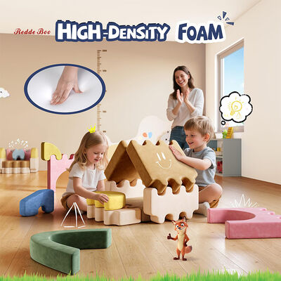 Sofá plegable para niños pequeño, salón de juegos ahorrando espacio