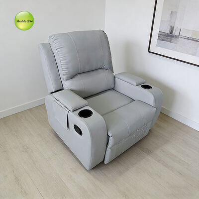 Modern Recliner Sofa with Multi-position Adjustable Backrest, Ergonomic Full-Body Support, and Built-in Storage Boxes