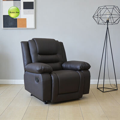 Multi-position Adjustable Backrest Recliner Sofa with Built-In Cup Holders and Ergonomic Full-Body Support